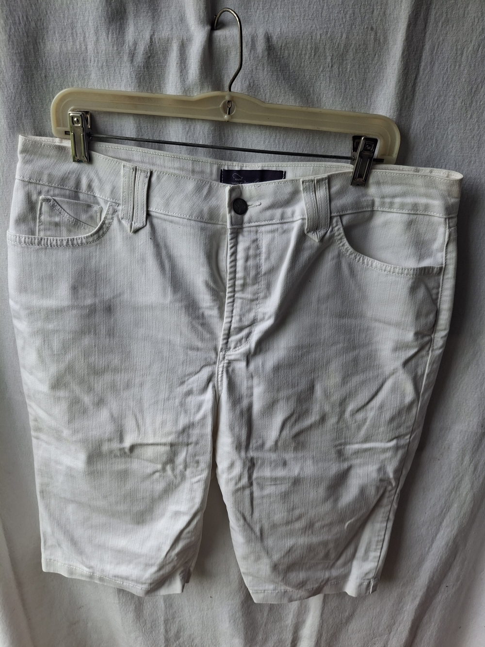 NYDJ White Women's Bermuda Jeans Shorts